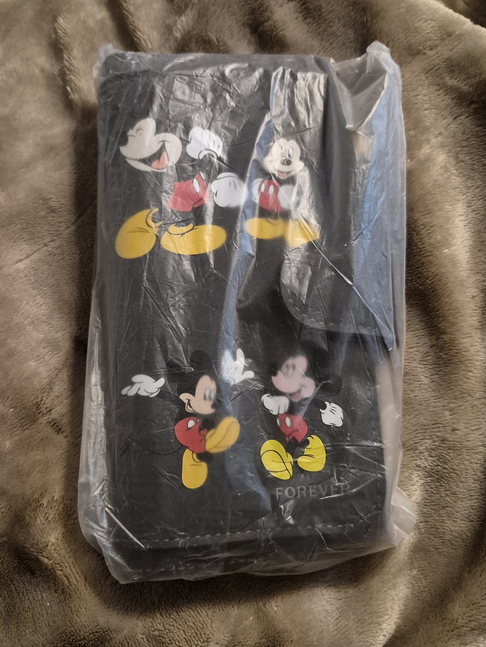 BN MICKEY MOUSE BLACK BI FOLD WITH SNAP
